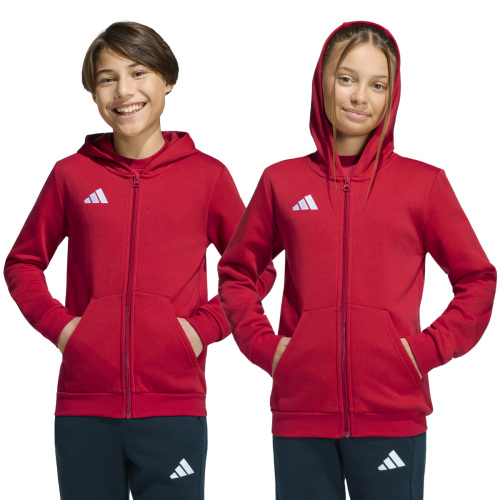Dětská mikina s kapucí adidas Entrada 26 Full Zip