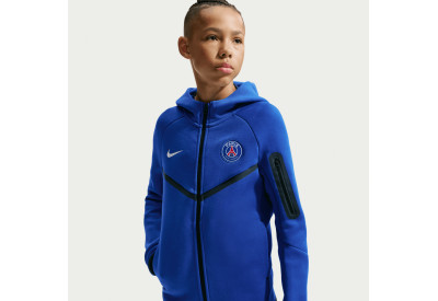 Detská mikina s kapucňou Nike PSG Tech Fleece