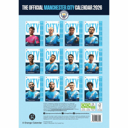 Nástěnný kalendář Manchester City FC 2026
