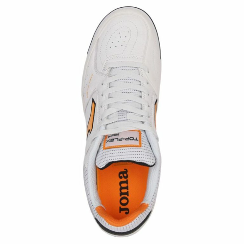 Sálové kopačky Joma Top Flex 2232 White Orange Indoor