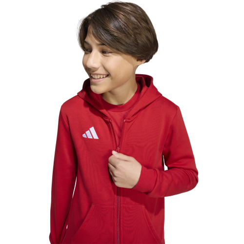 Dětská mikina s kapucí adidas Entrada 26 Full Zip