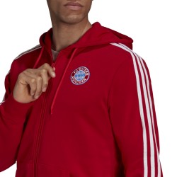 Mikina adidas FC Bayern Mnichov 3-Stripes Full-Zip