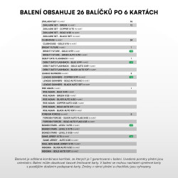 Retail box fotbalových kartiček SportZoo Chance Liga 2025/26 - 1.série