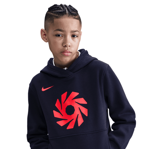 Dětská mikina s kapucí Nike Erling Haaland Club Fleece