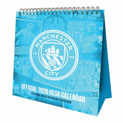 Stolní kalendář Manchester City FC 2026