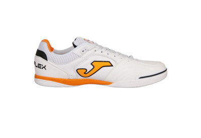 Sálové kopačky Joma Top Flex 2232 White Orange Indoor
