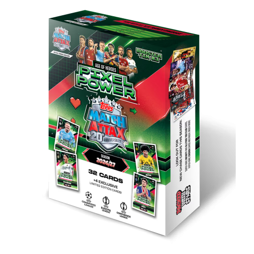 Malá krabička Topps Match Attax UCC 26/27 Booster Tin 3 (Pixel Power)