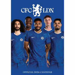 Nástěnný kalendář Chelsea FC 2026
