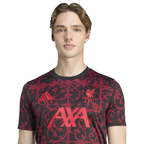 Předzápasový dres adidas Liverpool FC 25/26
