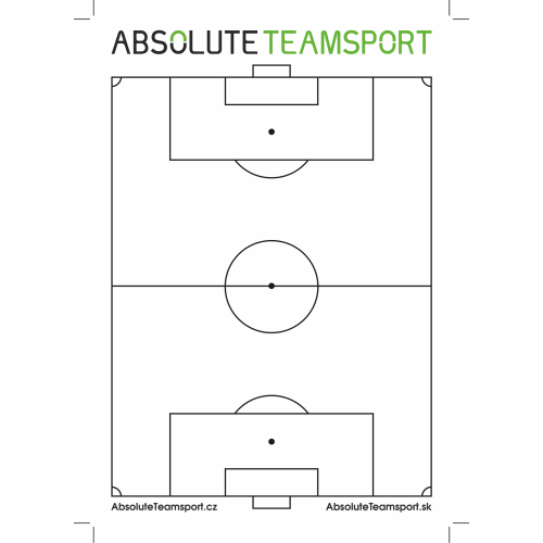 Trenérský blok fotbalového hřiště - velikost A2