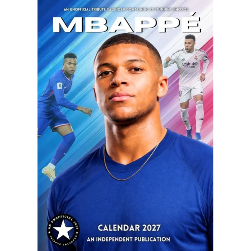 Nástěnný kalendář Kylian Mbappé 2027
