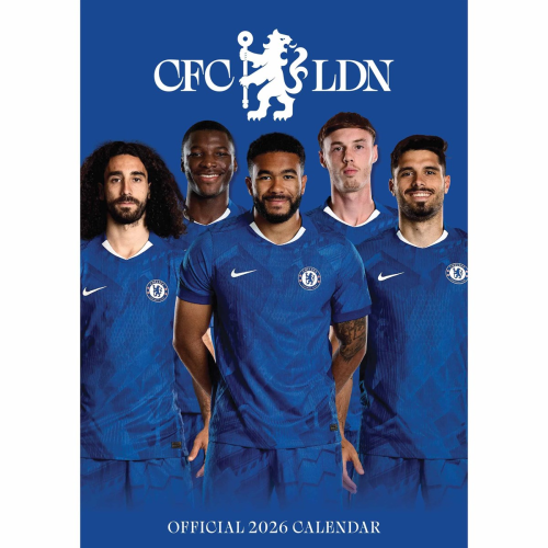 Nástěnný kalendář Chelsea FC 2026