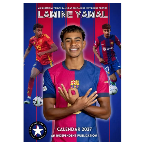 Nástěnný kalendář Lamine Yamal 2027
