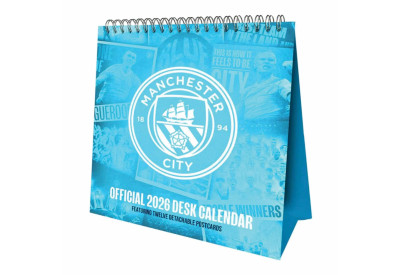 Stolní kalendář Manchester City FC 2026