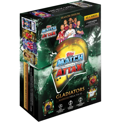 Velká krabička Topps Match Attax 25/26 Gladiators - Warriors