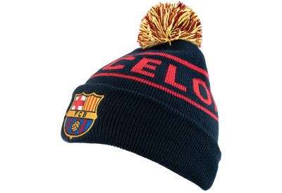 Zimní čepice FC Barcelona Text Ski Hat