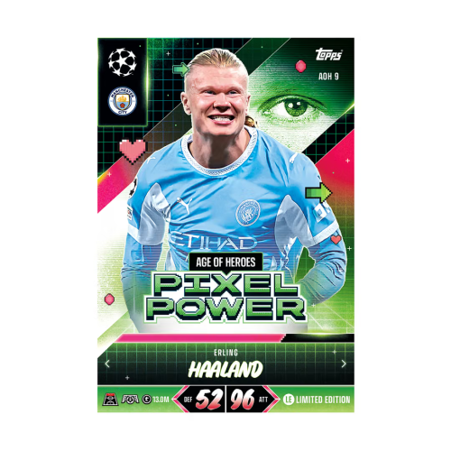Malá krabička Topps Match Attax UCC 26/27 Booster Tin 3 (Pixel Power)