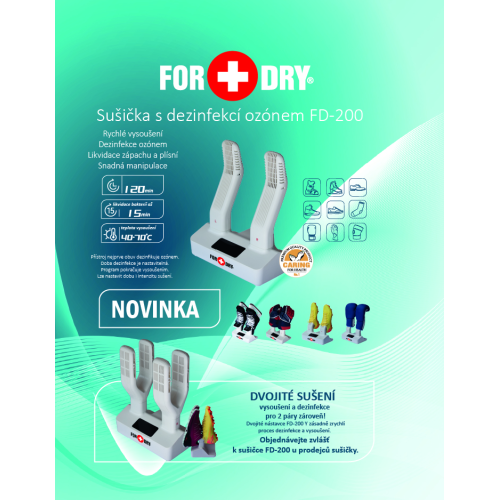 Sušička For-Dry SDW200 s dezinfekcí ozónem