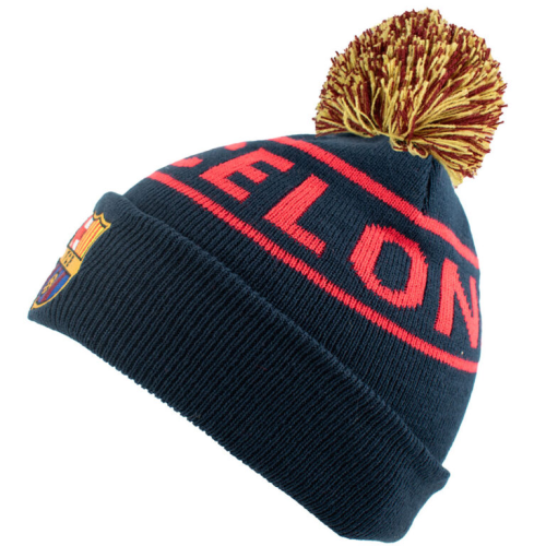 Zimní čepice FC Barcelona Text Ski Hat
