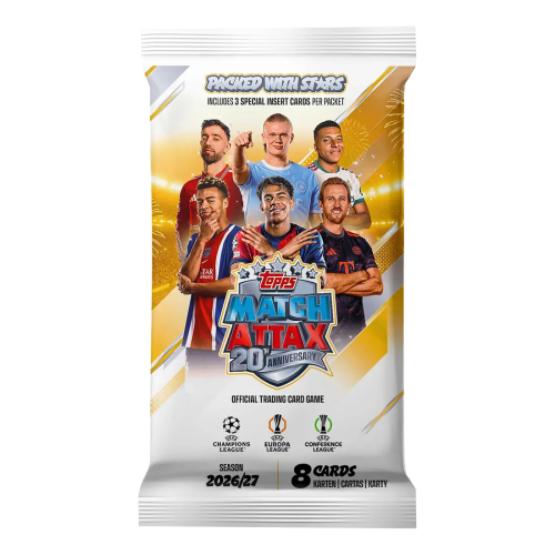 Balíček fotbalových kartiček Topps Match Attax UCC 26/27