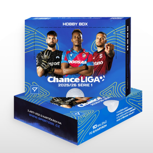 Hobby box fotbalových kartiček SportZoo Chance Liga 2025/26 - 1.série