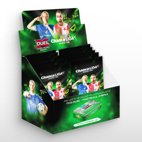 Retail box fotbalových kartiček SportZoo Chance Liga 2025/26 Duel