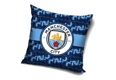 Polštářek Manchester City FC Blue Stripe