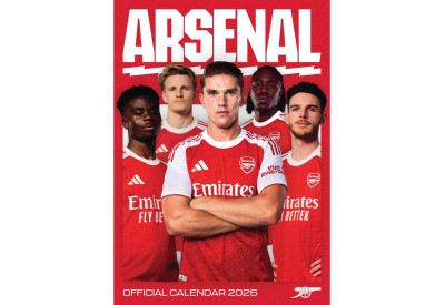 Nástěnný kalendář Arsenal FC 2026